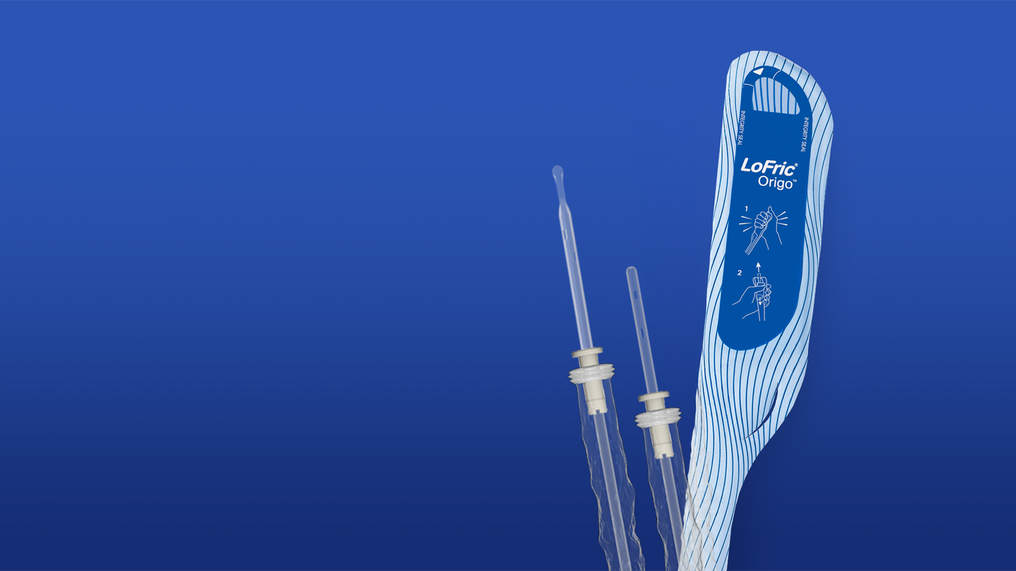 LoFric® Origo™ Sleeve Intermittent Catheter- Box of 30