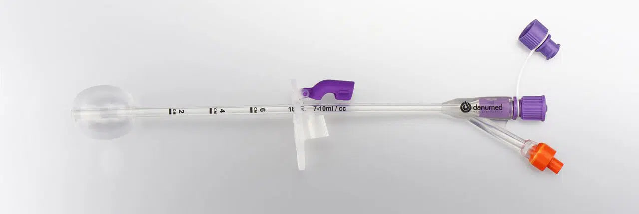 danumed® GastroTube- Gastrostomy Feeding Tube with Retention Balloon - Box of 1