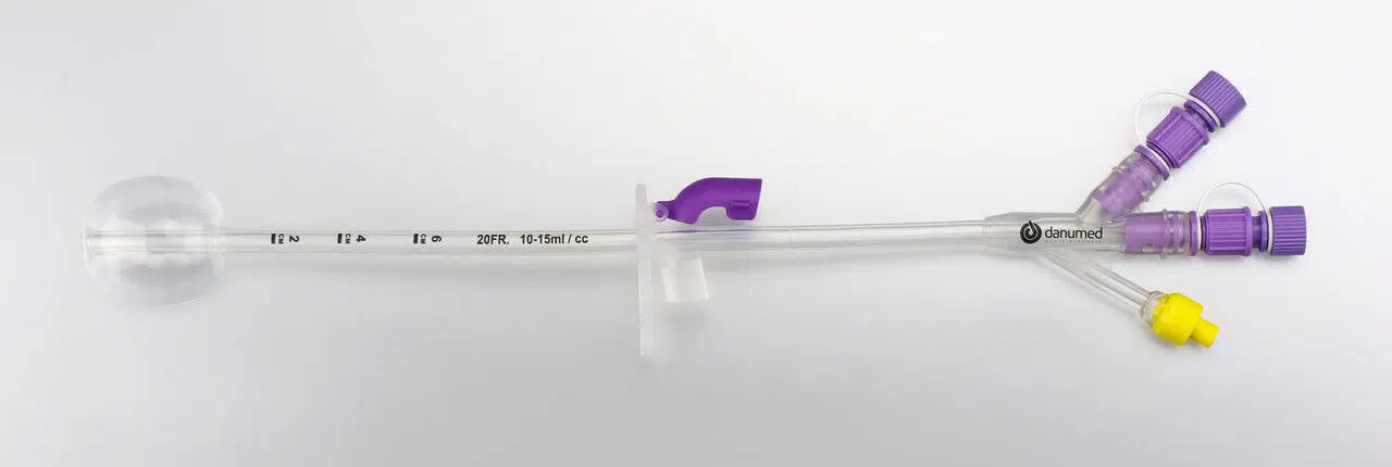 danumed® GastroTube- Gastrostomy Feeding Tube with Retention Balloon - Box of 1